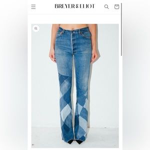 Patchwork Flare Jean